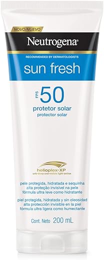 Comparação: Neutrogena Sun Fresh FPS 50 X Neutrogena Sun Fresh FPS 70