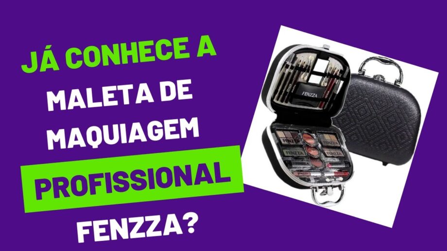 maleta de maquiagem FL60001 da Fenzza