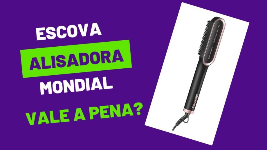 Escova Alisadora Black Rose da Mondial