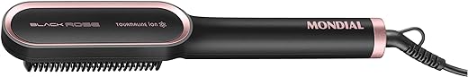 Review Escova Alisadora Mondial Black Rose EA-07